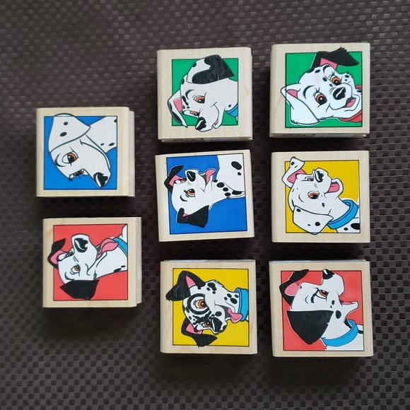 101 Dalmatian Rubber Stamp Set •Character Portraits• Rubber Stampede•Walt Disney - Picture 3 of 8